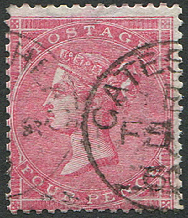 D Sg A Deep Rose Vfu Parts Two Gateshead Embassy Philatelists